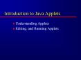 Introduction to Java Applets PowerPoint PPT Presentation