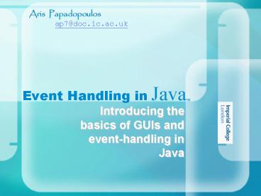 presentation player overlay