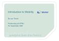 Introduction to Mobility PowerPoint PPT Presentation
