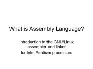 What is Assembly Language?