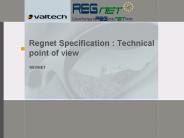 Regnet Specification : Technical point of view