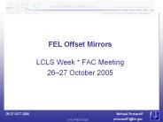 FEL Offset Mirrors