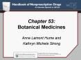 Chapter 53: Botanical Medicines Anne Lamont Hume and Kathryn Michele Strong PowerPoint PPT Presentation