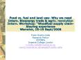Food vs. fuel and land use- Why we need Intern. Bioenergy trade PowerPoint PPT Presentation