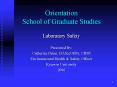 Orientation School of Graduate Studies PowerPoint PPT Presentation