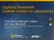 Gigabyte Bandwidth Enables Global Co-Laboratories