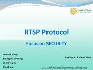 RTSP Security