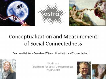 Conceptualization and Measurement of Social Connectedness