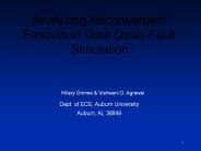 Analyzing%20Reconvergent%20Fanouts%20in%20Gate%20Delay%20Fault%20Simulation