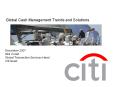Global Cash Management Trends and Solutions PowerPoint PPT Presentation