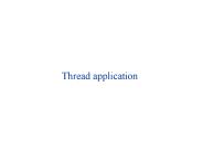 Thread application