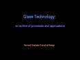 Glass Technology: PowerPoint PPT Presentation