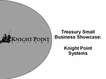 Treasury Small Business Showcase: