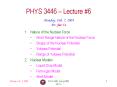 PHYS 3446, Spring 2005 PowerPoint PPT Presentation