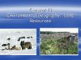 Chapter 13 Environmental Geography: Land Resources PowerPoint PPT Presentation