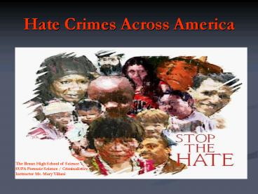 Hate Crimes Across America