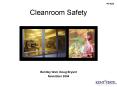 Cleanroom Safety PowerPoint PPT Presentation