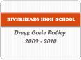 Dress Code Policy PowerPoint PPT Presentation