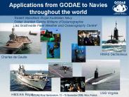 Applications from GODAE to Navies throughout the world