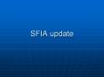 SFIA update PowerPoint PPT Presentation