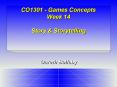 CO1301 Games Concepts Week 14 Story PowerPoint PPT Presentation