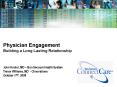 Physician Engagement PowerPoint PPT Presentation