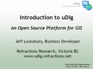 Introduction to uDig