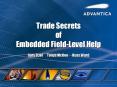 Trade Secrets of Embedded Field-Level Help PowerPoint PPT Presentation