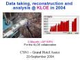 Data taking, reconstruction and analysis KLOE in 2004 PowerPoint PPT Presentation