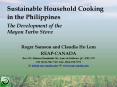 Sustainable Household Cooking in the Philippines The Development of the Mayon Turbo Stove PowerPoint PPT Presentation