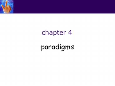 paradigms presentation | free to download