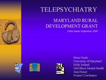 TELEPSYCHIATRY