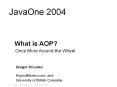 What is AOP PowerPoint PPT Presentation