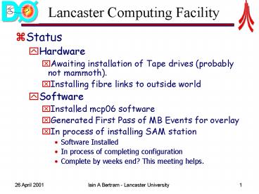 Lancaster Computing Facility