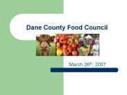 Dane County Food Council