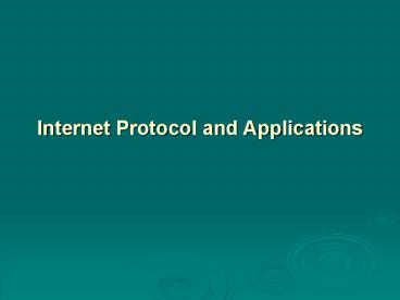 Chapter 18 - William Stallings, Data and Computer Communications, 8/e