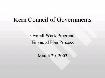 Kern Council of Governments