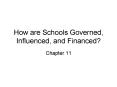 How are Schools Governed, Influenced, and Financed PowerPoint PPT Presentation