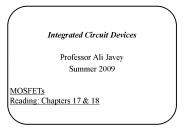 Integrated Circuit Devices