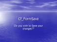 Cf_FormSave PowerPoint PPT Presentation