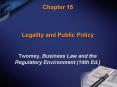 Chapter 15 Legality and Public Policy PowerPoint PPT Presentation