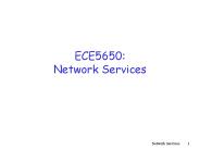 ECE5650: Network Services