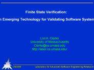 Finite State Verification: An Emerging Technology for Validating Software Systems