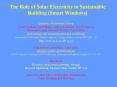 The%20Role%20of%20Solar%20Electricity%20in%20Sustainable%20Building%20(Smart%20Windows) PowerPoint PPT Presentation