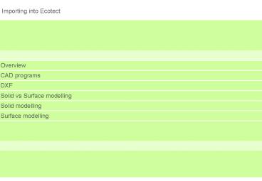 Rethinking the Computer Enhanced Design Process