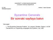 Byzantine Generals Bir sonraki sayfaya bakin