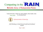 Computing in the