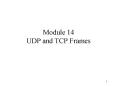 Module 14 UDP and TCP Frames PowerPoint PPT Presentation
