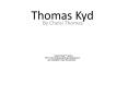 Thomas%20Kyd PowerPoint PPT Presentation