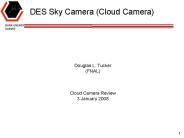 DES Sky Camera (Cloud Camera)